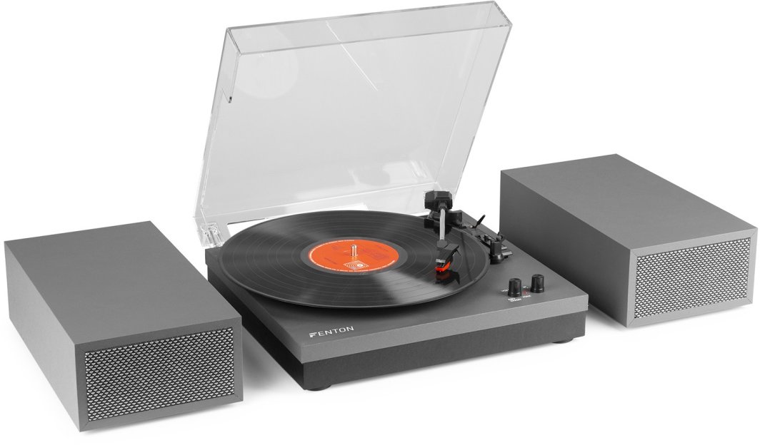 Gramofon RP165G Fenton głośniki BT srebrny one size 1