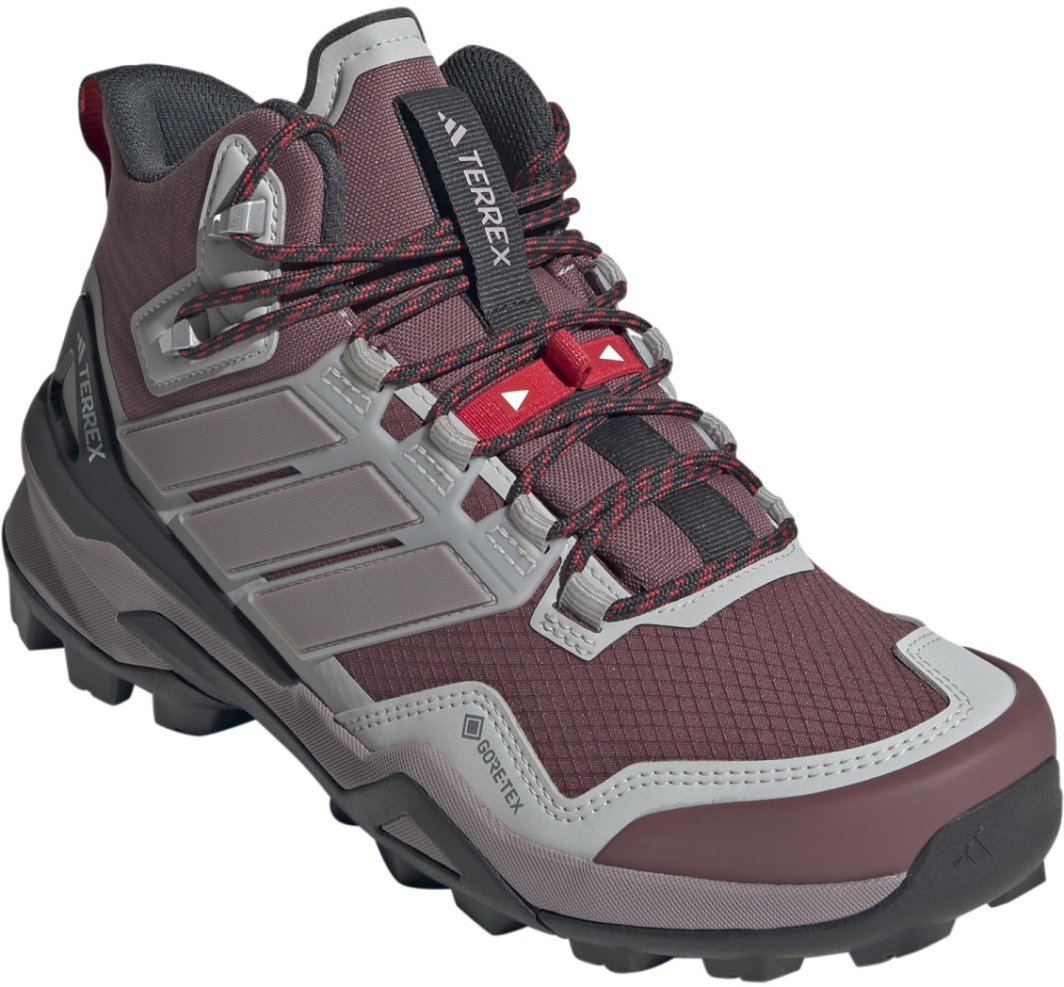 Buty trekkingowe damskie wysokie adidas TERREX Skychaser Mid GTX - quicri/prlofi/gretwo 1
