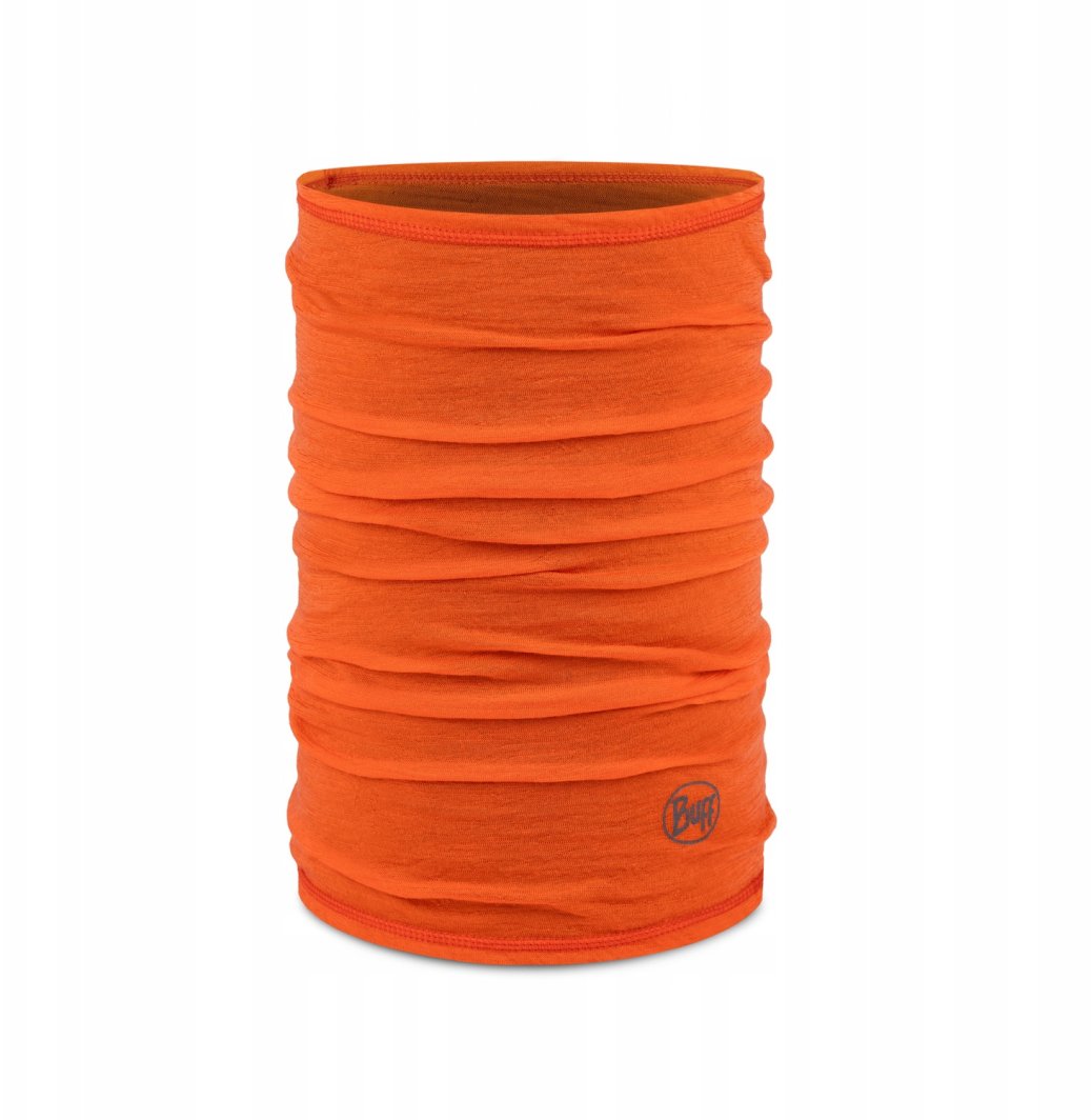 Chusta wielofunkcyjna Buff Merino Lightweight - solid poppy 1