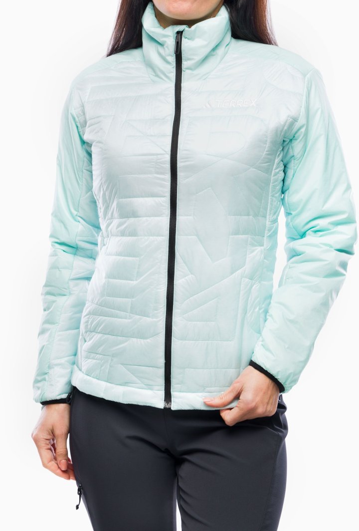 Kurtka ocieplana damska adidas TERREX Xperior Varilite PrimaLoft - semi flash aqua 1