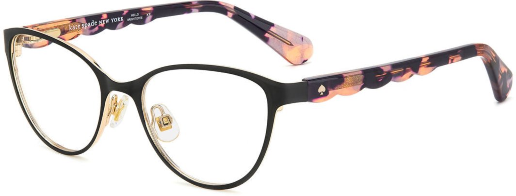 Ramki do okularów Kate Spade TILLIE-807E616 Czarny  46 mm