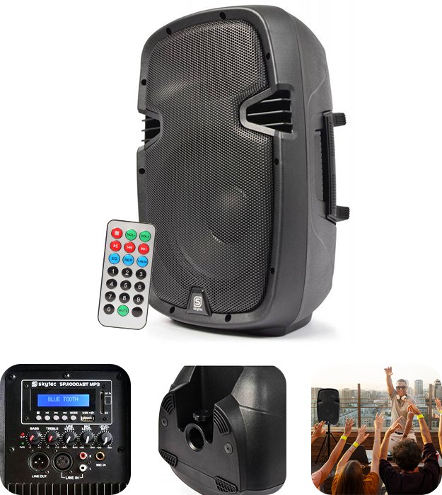 Kolumna aktywna 10'' 400W Vonyx SPJ-1000ABT one size 1