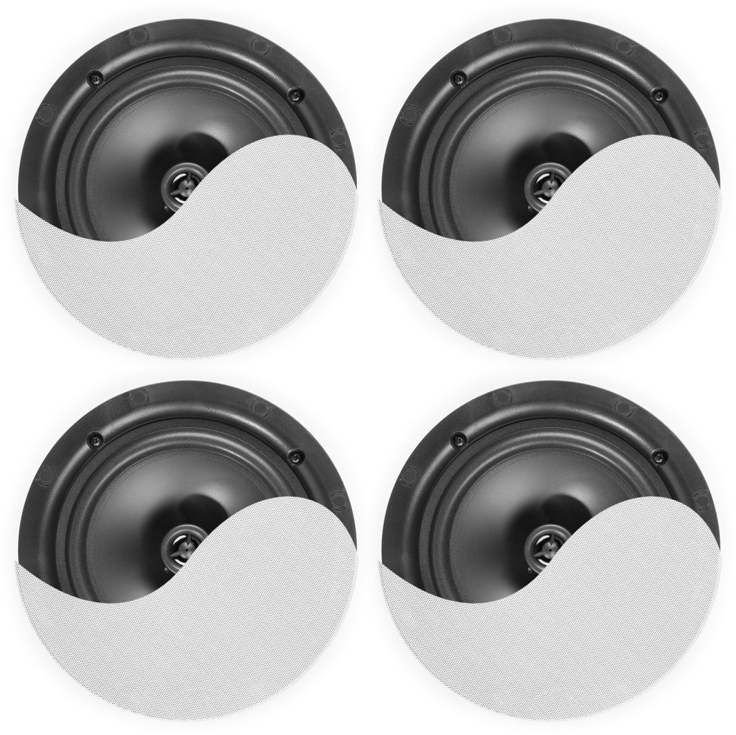 Zestaw głośników sufitowych 4szt NCBT604 6,5" biały one size 1
