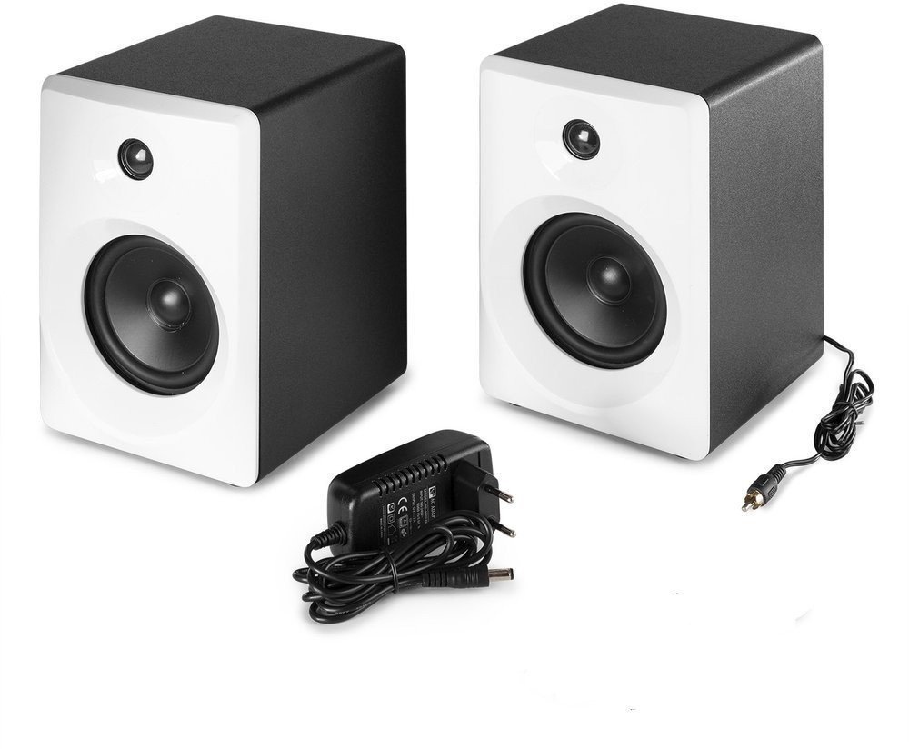 Vonyx SMN50W aktywne monitory studyjne głośniki 140W - białe one size 1