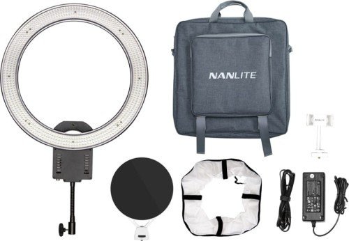Lampa pierścieniowa Nanlite Halo 19 LED z torbą transportową 1