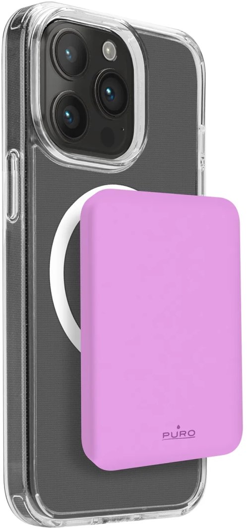 Puro Mini Power Mag  15 W  4200 mAh  roza -Portativais barosanas avots