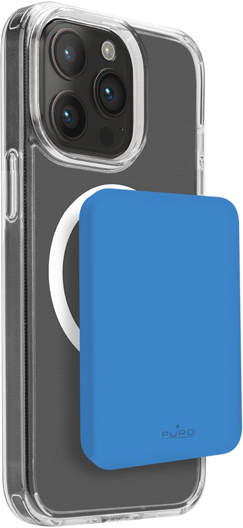 Puro Mini Power Mag  15 W  4200 mAh  zila -Portativais barosanas avots