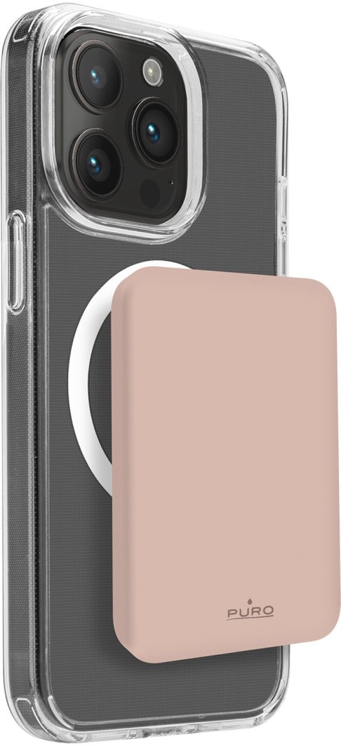 Powerbank Puro Mini Power Mag 4200mAh Różowy