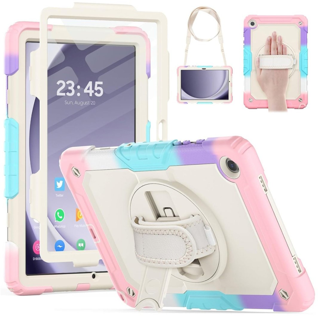 Etui Pancerne Handle II do Samsung Galaxy Tab A9+ SM-X210, Wielokolorowe