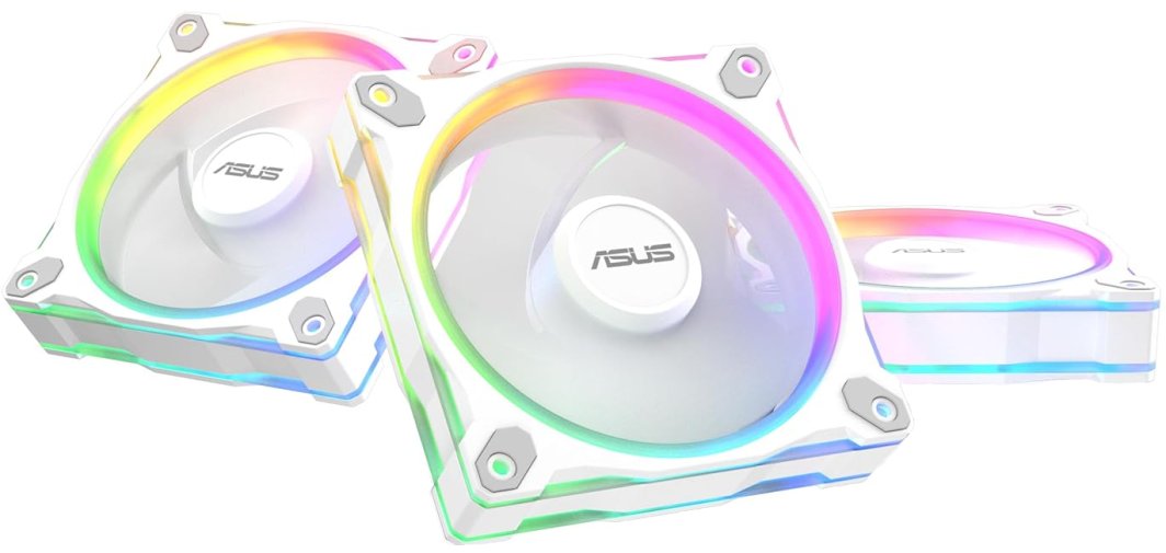 Wentylator Asus Prime MR120 ARGB Reverse Blade 3-pack biały (90DA00L3-B09020) 1