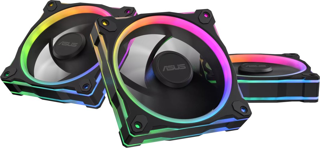 Wentylator Asus Prime MR120 ARGB Reverse Blade 3-pack czarny (90DA00L0-B09020) 1