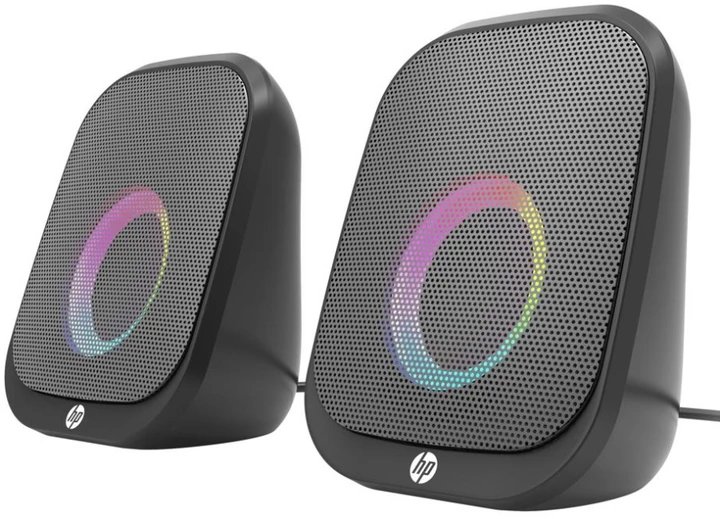 HP g�o�niki DHS-2113, 2.0, 6W, czarne, Bluetooth, pod�wietlanie 1