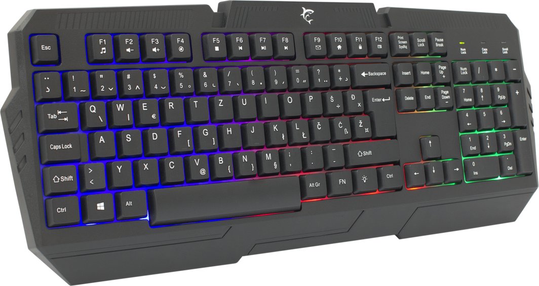 White Shark GK-2105 DAKOTA klawiatura Gaming USB Czarny 1