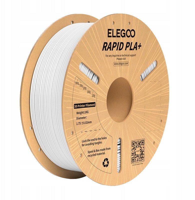 Filament Rapid PLA+ ELEGOO (Biały)