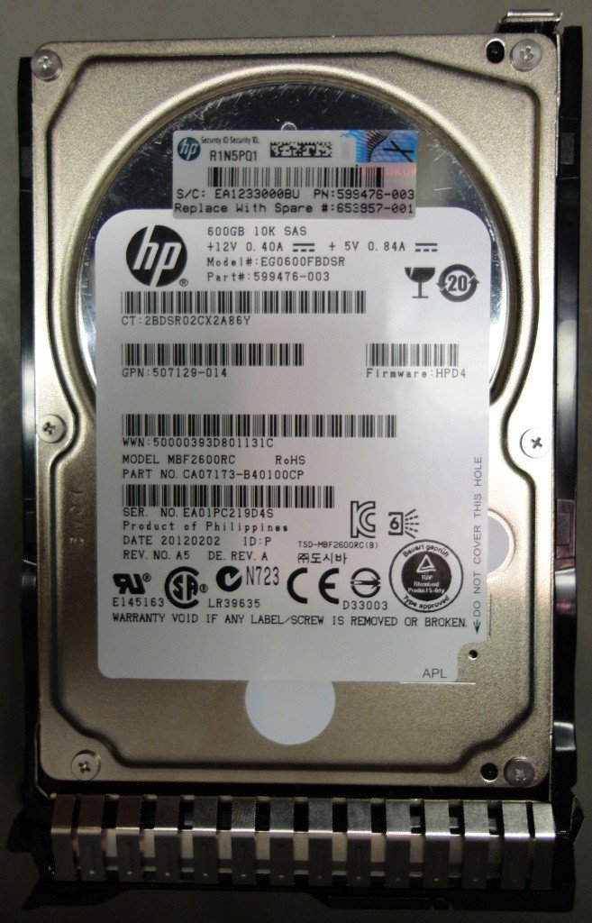 HP 600GB hot-plug dual-port SAS HDD dysk twardy 10000 RPM 2.5" 1
