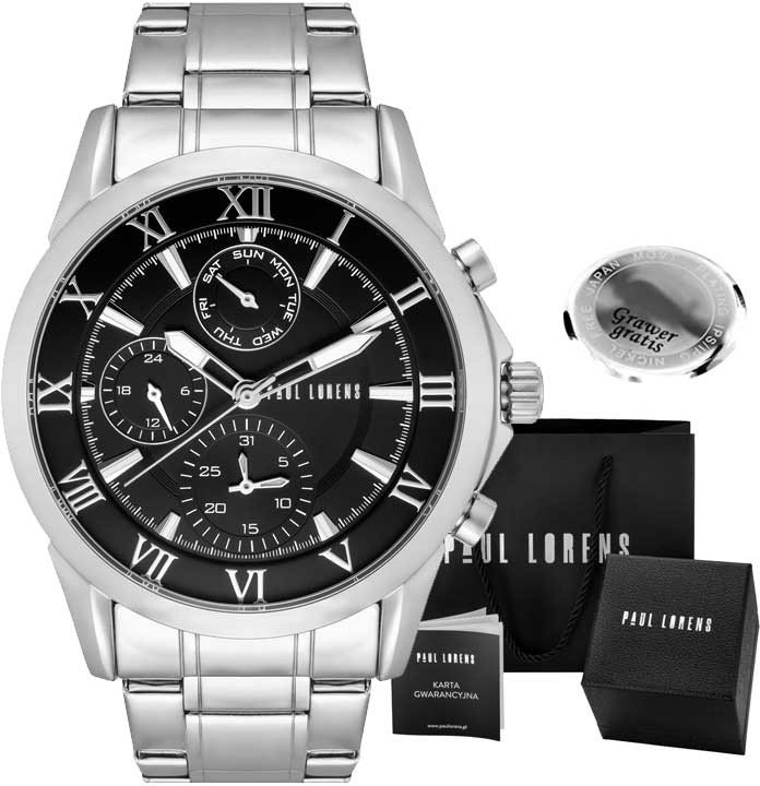 Zegarek męski Paul Lorens NEXTON-1C1 Z GRAWEREM