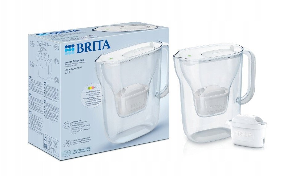 Dzbanek filtrujący Brita Style Essential biały + Maxtra Pro Pure Performance 1