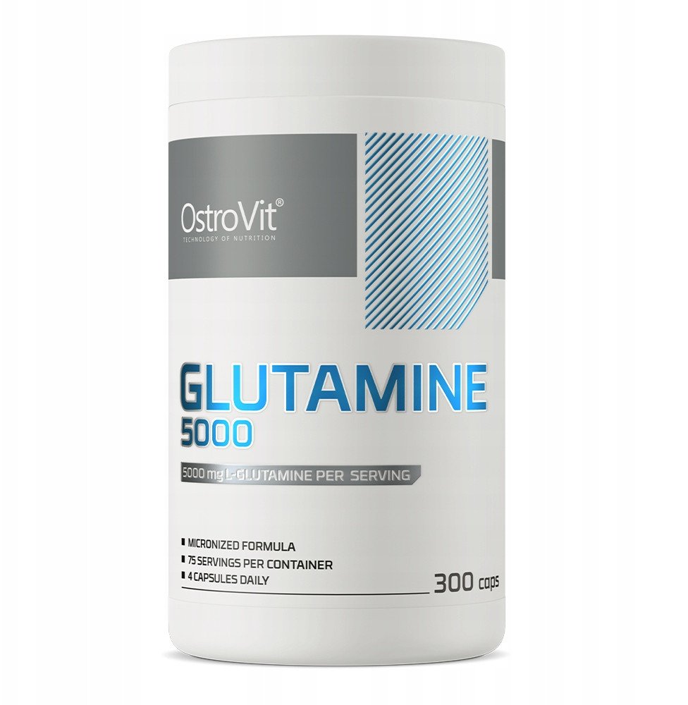OstroVit Glutamina 5000 mg 300 kapsułek one size 1