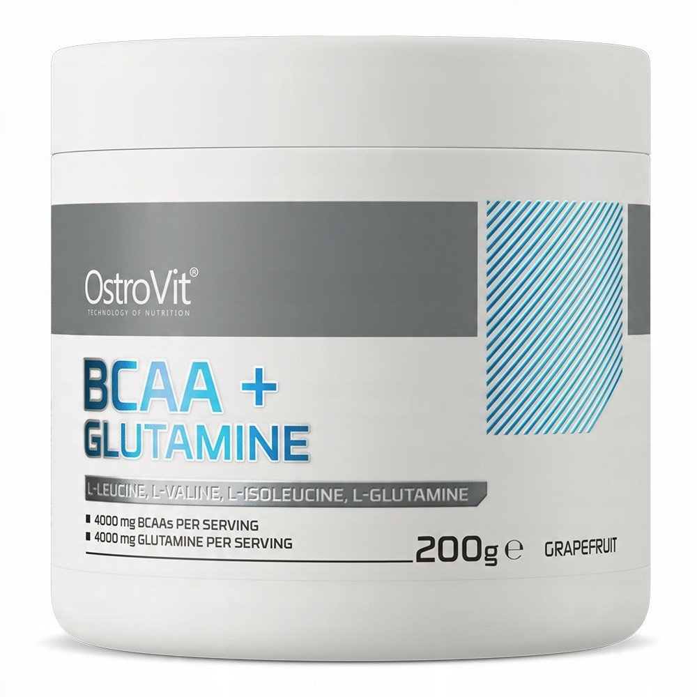 OstroVit BCAA + Glutamina 200 g grejpfrutowy one size 1