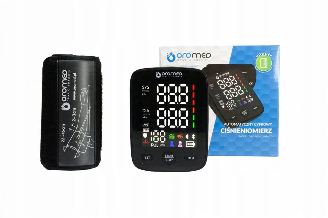 Ciśnieniomierz elektroniczny naramienny Oromed ORO-N13 COMPACT one size 1