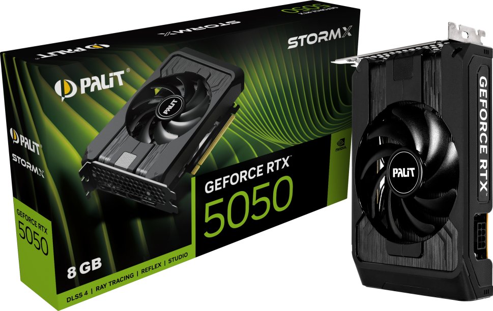 Karta graficzna Palit GeForce RTX 5050 StormX 8GB GDDR6 DLSS4 (NE65050019P1-GB2070F) 1