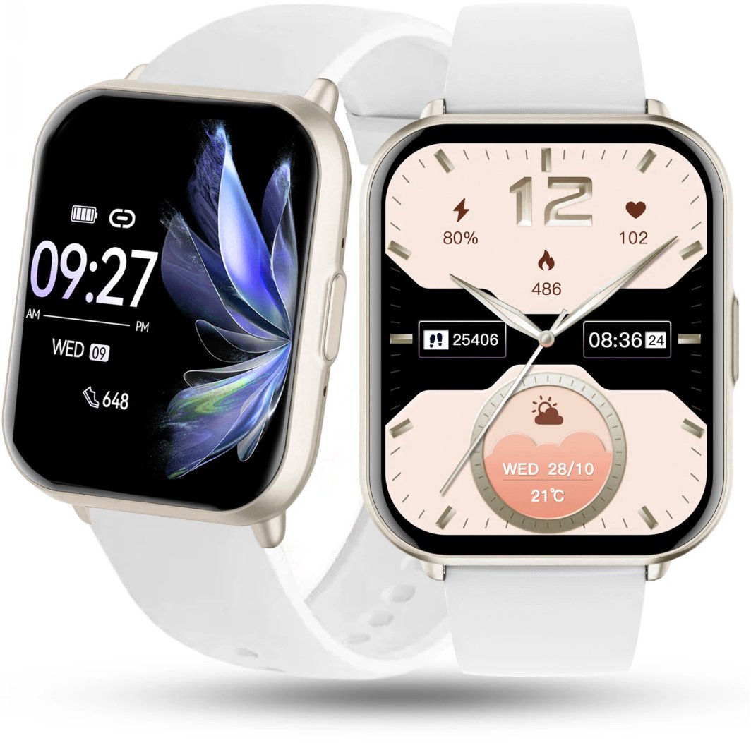 Zegarek damski SMARTWATCH RUBICON złoty biały