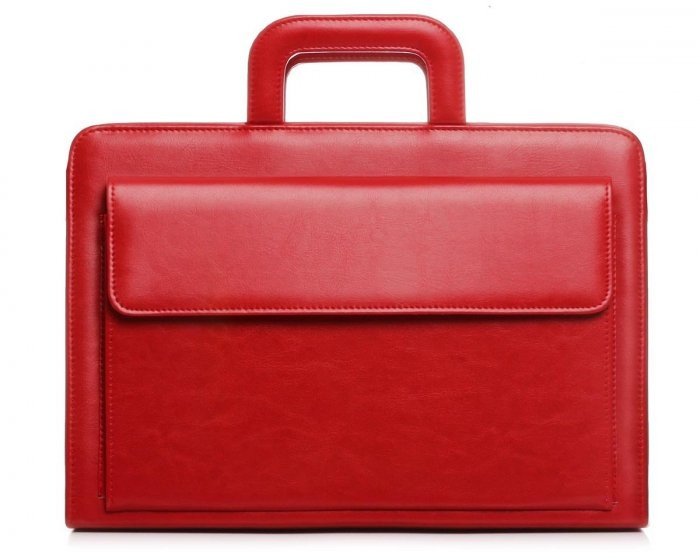 TECZKA KONFERENCYJNA AKTÓWKA BIWUAR  A4 SOLOME CZERWONA 1