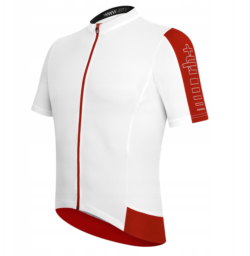 Koszulka rowerowa zeroRH+ Energy FZ white-red - M 1