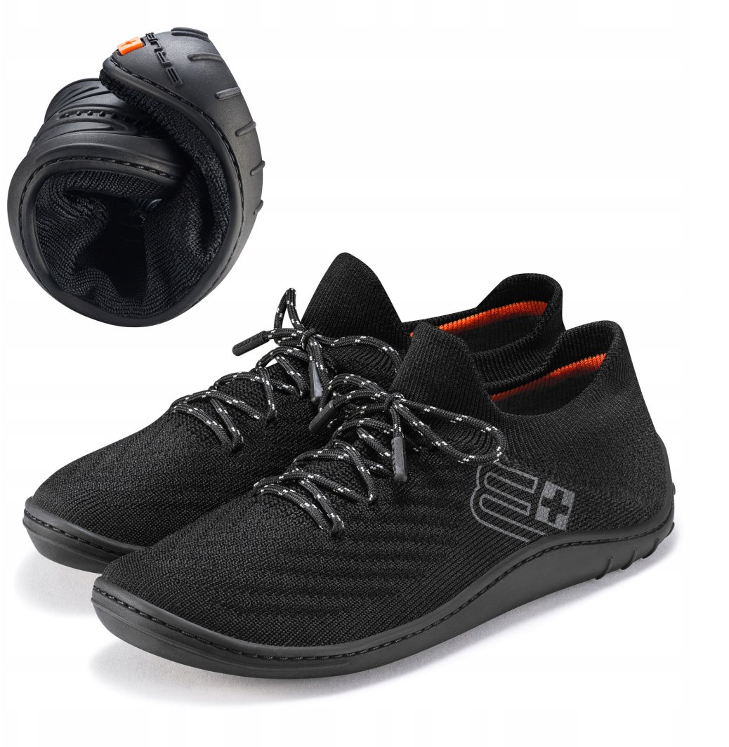 SH5010W Buty damskie BAREFOOT MERINO czarny/czarny 35 1