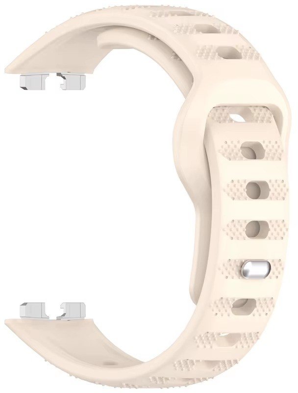 SILIKONOWY PASEK DO HUAWEI BAND 8 / 9 / 10 BEŻOWY