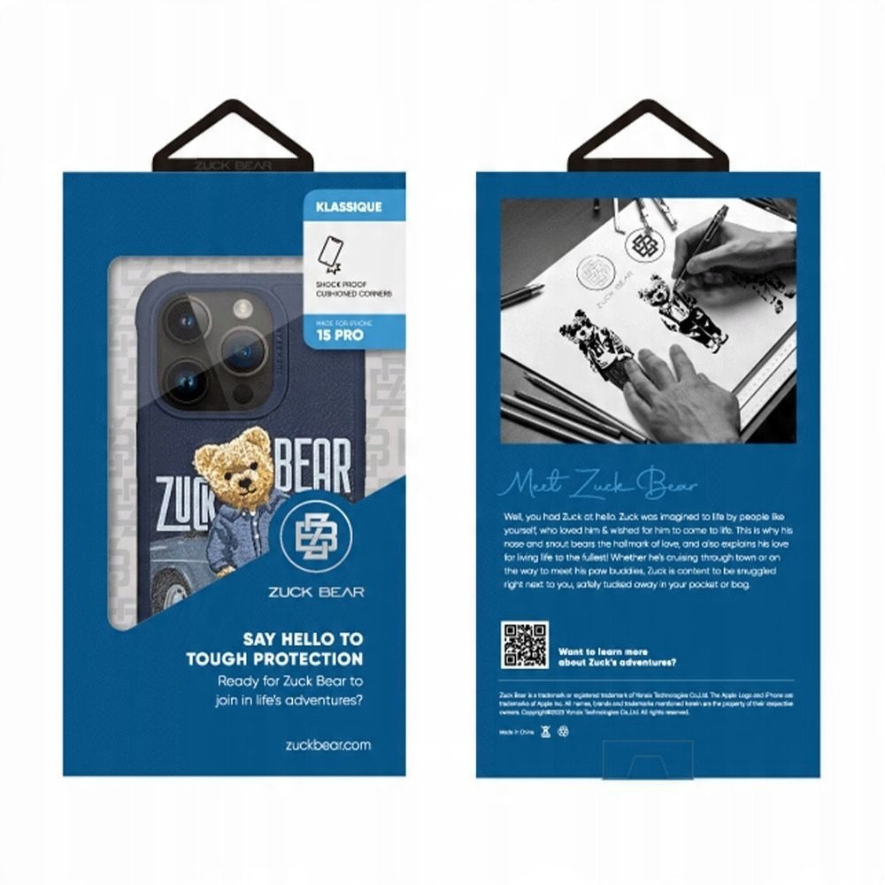 ZUCK BEAR futerał SAN FRANCISCO FORTUNE do IPHONE 15 Pro bay area player 1