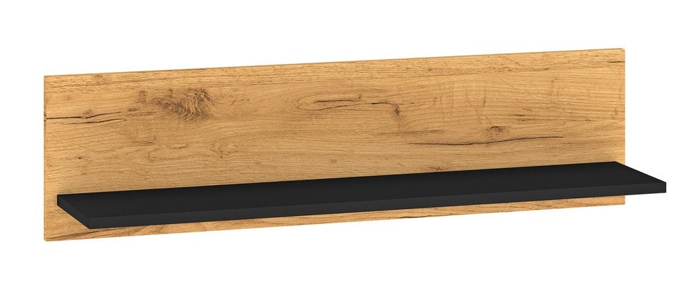 Półka młodzieżowa Colt 92 cm dąb craft/czarny 1