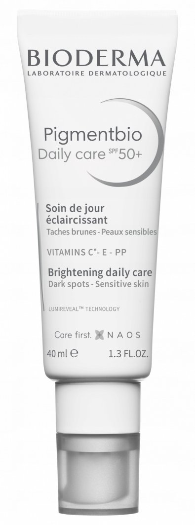 Bioderma Pigmentbio Daily Care SPF 50+ dieninis šviesinamasis veido kremas, 40 ml 1
