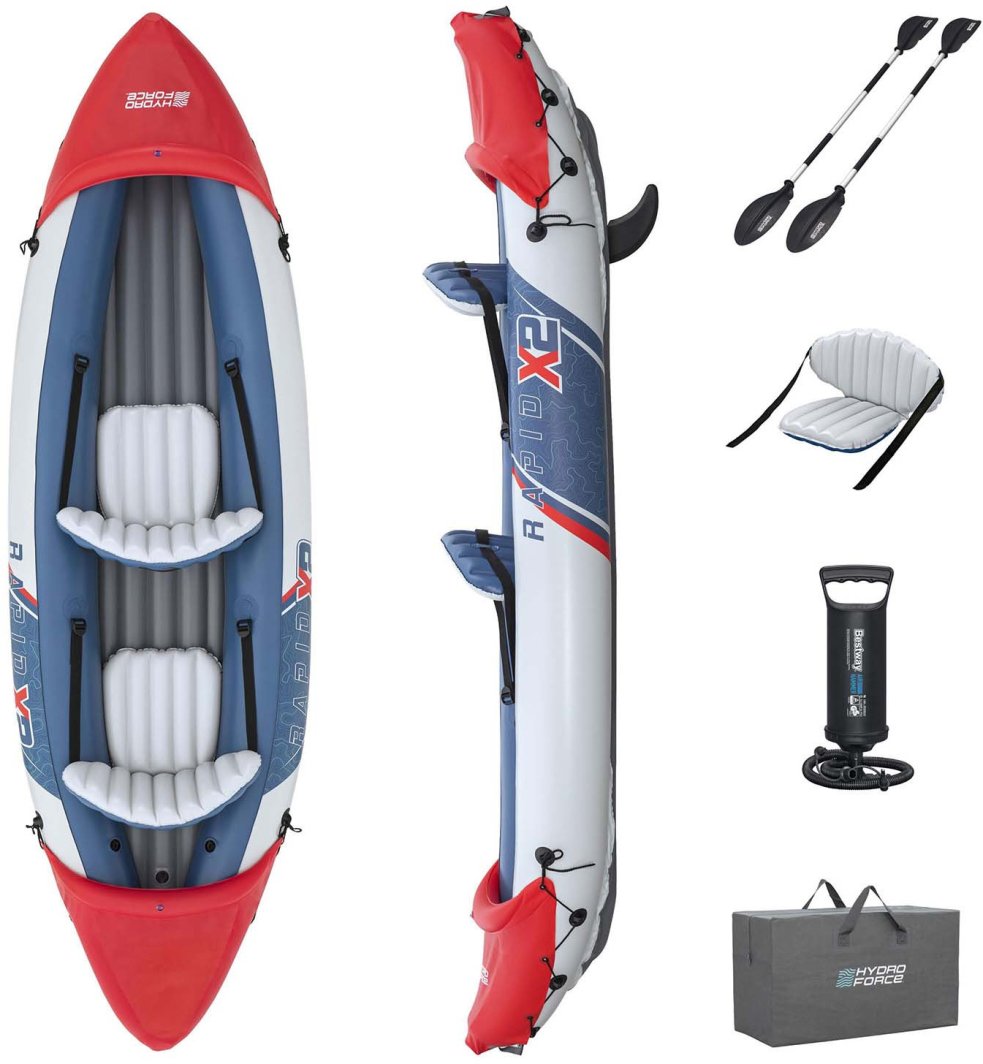Kajak dmuchany Lite Rapid X2 321 x 88 cm Bestway 65077 1