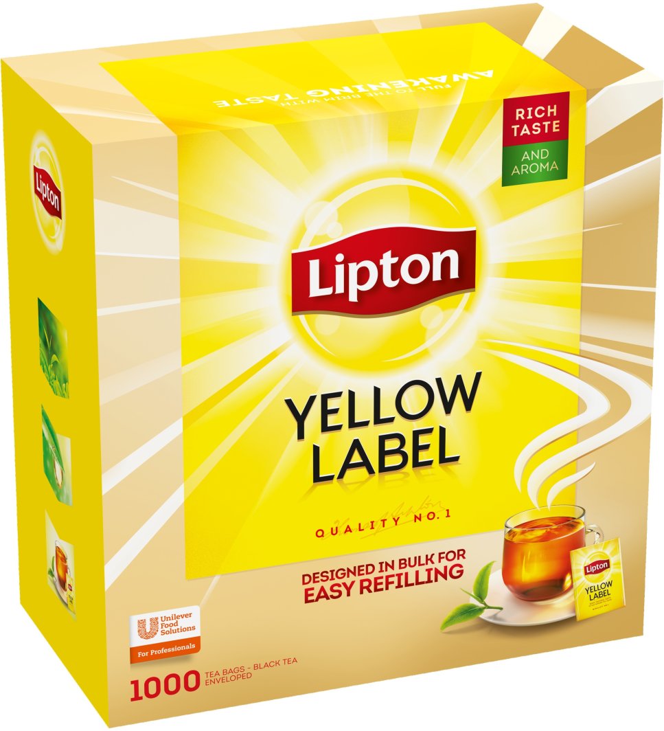 Lipton Herbata czarna Yellow Label 1000 kopert 1
