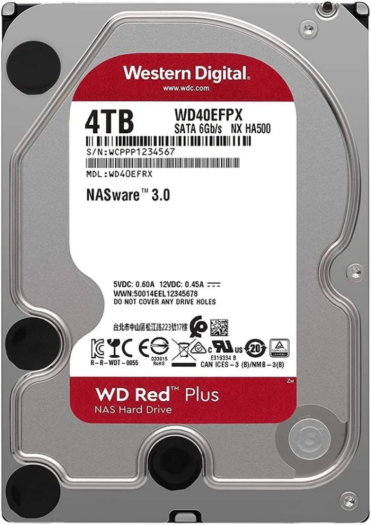 Dysk HDD Western Digital RED WD40EFPX 4TB 1