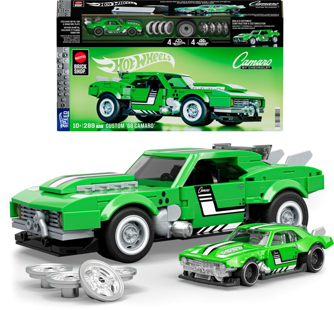 Mattel Klocki Hot Wheels Speed Series Custom ’68 Camaro 289 el. (JFT16) 1
