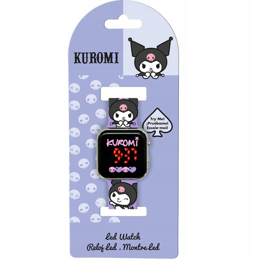 Zegarek LED Kuromi Hello Kitty 1