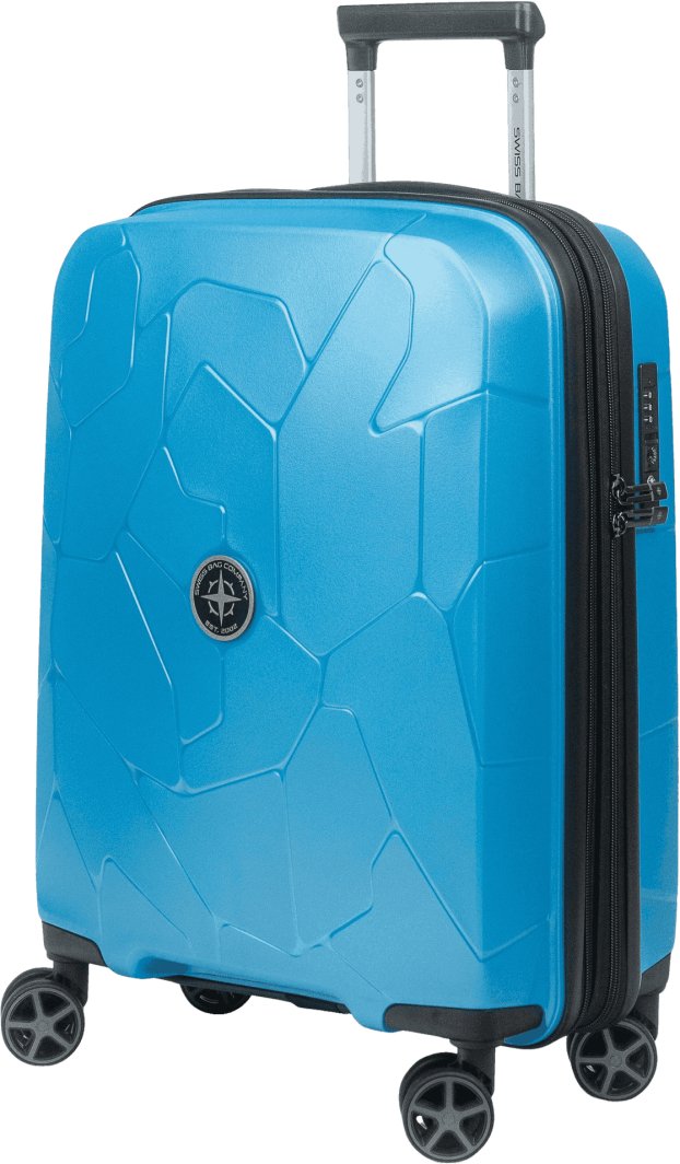 Walizka kabinowa SwissBags Lava 55 cm niebieski 1