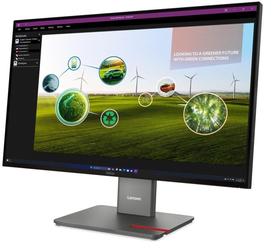 Monitor ThinkVision 27.0 P27Q-40 WLED LCD 64A7ZAT6EU 1