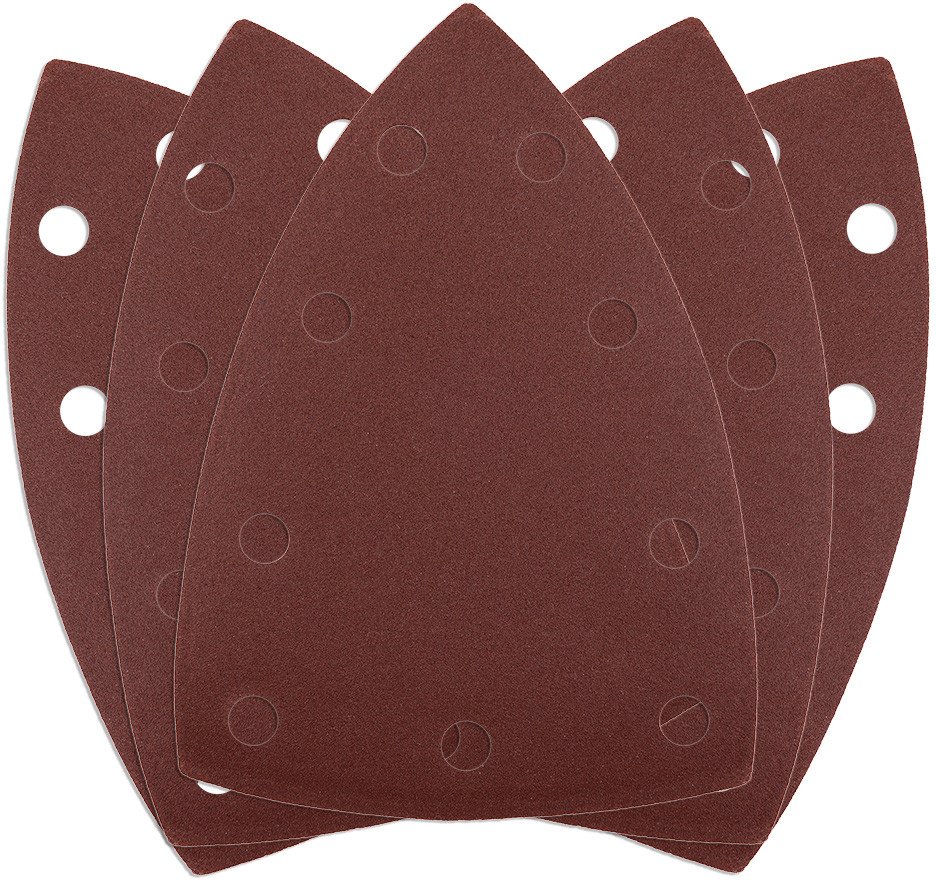 Papiery ścierne na rzep, żelazko 100 x 147 mm, P240, 5 szt., z 9 otworami do 04-623 1