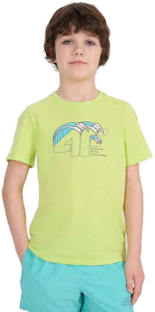 KOSZULKA CHŁOPIĘCA DZIECIĘCA 4F M1917 NA CO DZIEŃ BAWEŁNIANA 1