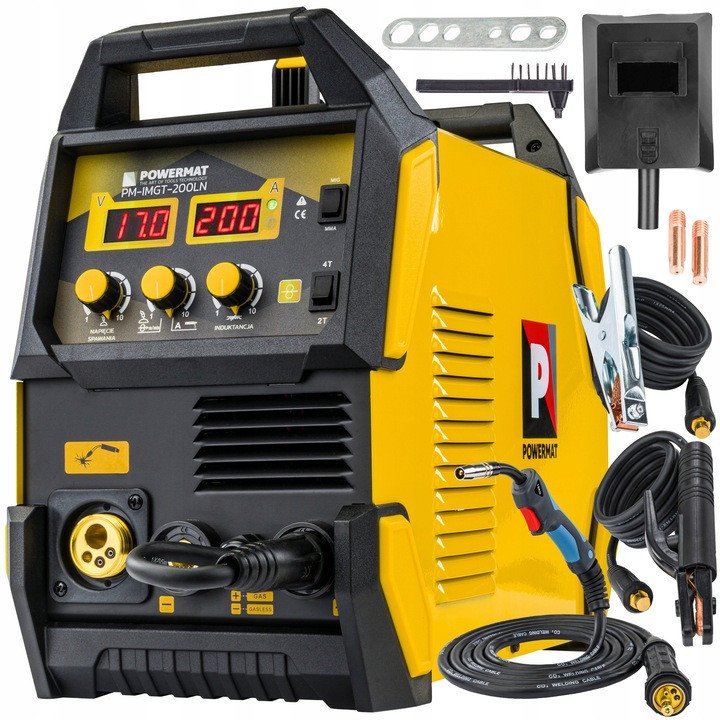 SPAWARKA INWERTEROWA MIGOMAT MIG MAG MMA TIG LIFT 200A IGBT PÓŁAUTOMAT 1
