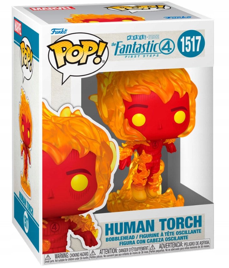 FUNKO POP! Vinyl Figure: Marvel: The Fantastic Four: First Steps - Human Torch 1