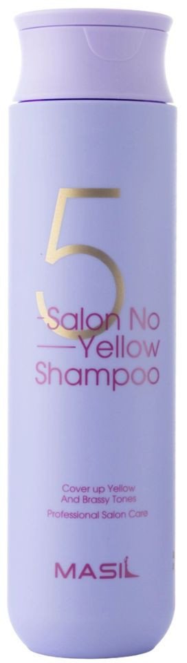 Masil 5 Salon No Yellow Shampoo szampon tonujący do rozjaśnionych włosów 300ml 1