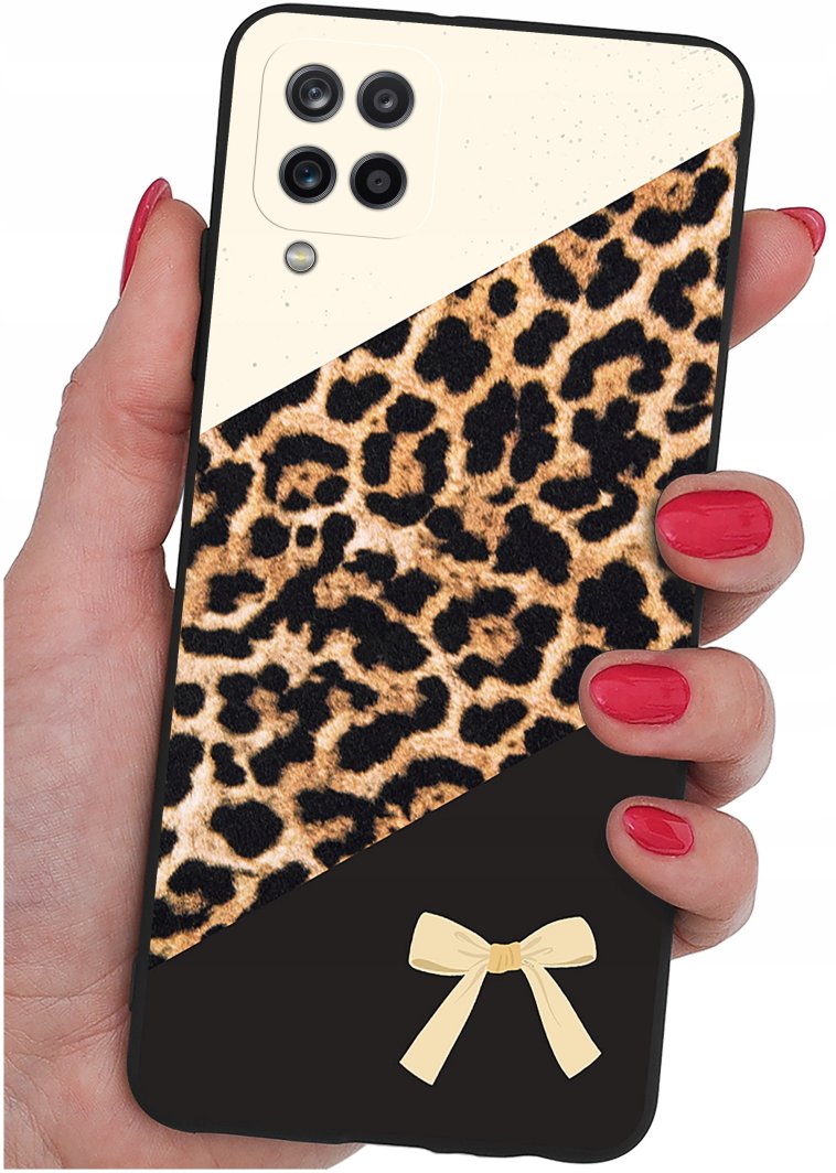 Etui do Samsung Galaxy A12|M12 WZORY |SILIKONOWE MATT CASE + SZKŁO 9H 1