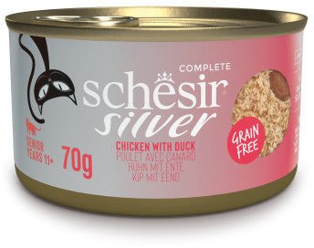 Silver, karma mokra, dla kota, mus z rozdrobnionym kurczakiem i kaczk�, 70 g puszka 1