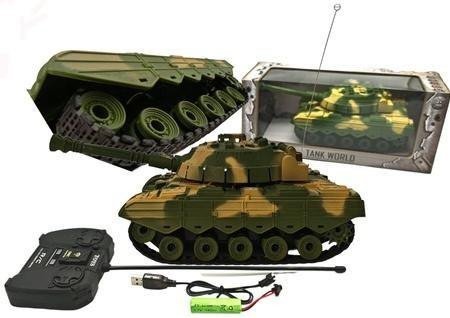 Czołg R/C ze światłem i dźwiękiem zielony 1