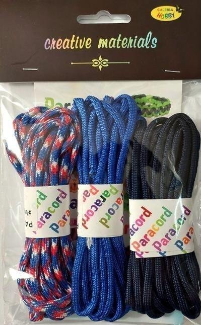 Zestaw paracord 2,8mb 3 kolory 1