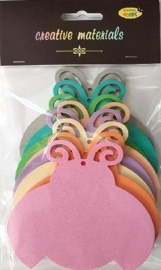 Biedronki z pianki 10,5x9cm 8szt 1